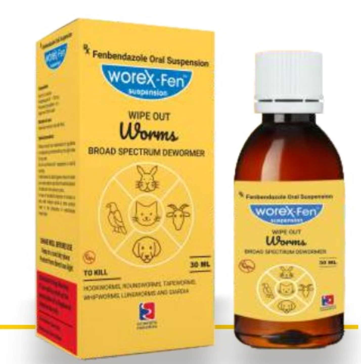 Worex Fen Syrup 30 Ml Cat Dewormering Liquid