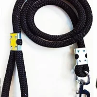 Pettivo Leash | Thick Heavy Duty Rope for Dog & Cat, BLACK