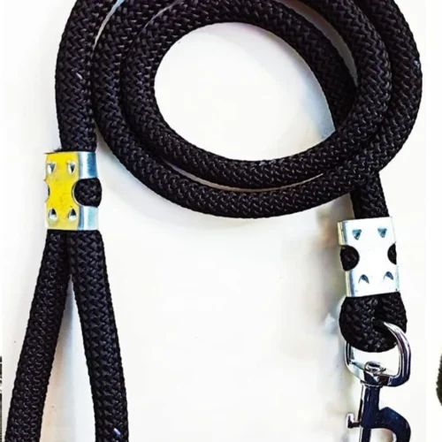 Pettivo Leash | Thick Heavy Duty Rope for Dog & Cat, BLACK