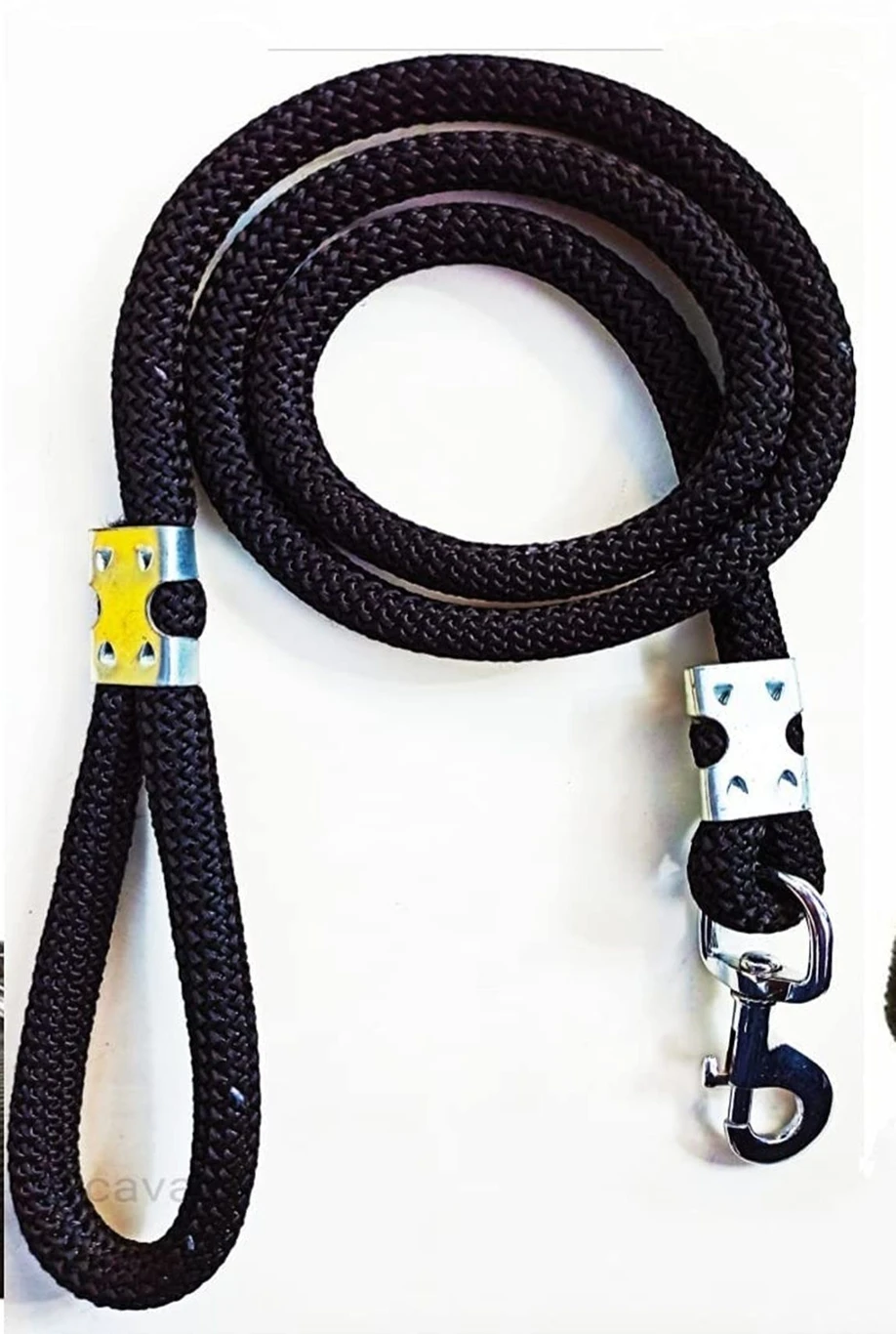 Pettivo Leash | Thick Heavy Duty Rope for Dog & Cat, BLACK