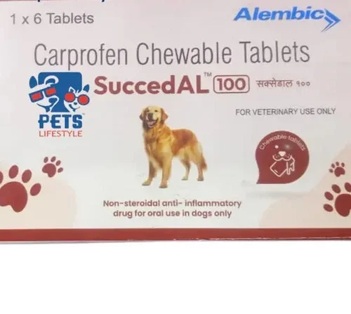 Succedal 100mg (Carprofen) Tablets for Dogs