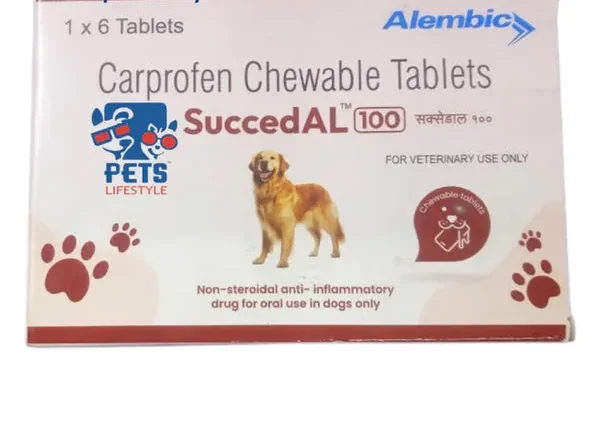 Succedal 100mg (Carprofen) Tablets for Dogs