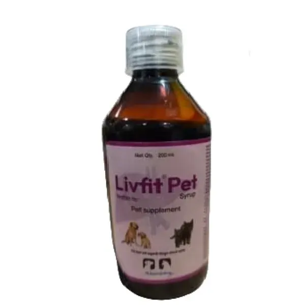Livfit Pet Liver Supplement for Dogs and Cats 200 Ml