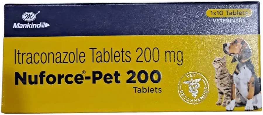 Nuforce Pet 200 Mg (Itraconazole) Tablets for Dogs and Cats